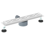 Shower Drain Line Design with 360&deg Siphon Silver 50 cm 42015979