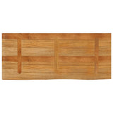 Table Top Live Edge 140x60x3.8 cm Solid Wood Mango 370601