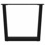 Coffee Table Legs V-Shape 2 pcs Black 50x cm Steel 4012628