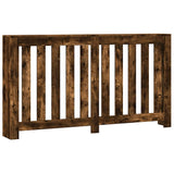 Radiator Cover Smoked Oak 149x20x82 cm Engineered Wood 852748
