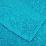 12 Piece Premium Towel Set SOLUND Turquoise 600 gsm 137583