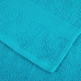 12 Piece Premium Towel Set SOLUND Turquoise 600 gsm 137583