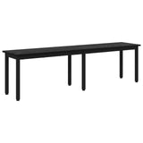 Bench Black Oak 160 x 35 x 45 cm Engineered Wood 892602