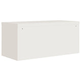 File Cabinet White 90x40x220 cm Steel 3188314