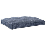 Sofa Cushion Indigo Print 120 x 80 x 12 cm Fabric 4019076
