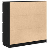 Sideboard Black Oak 100x35x99 cm Engineered Wood 3328490
