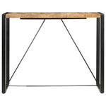 ZNTS Bar Table 140x70x110 cm Solid Mango Wood 285957