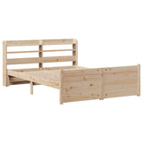 Bed Frame with Headboard without Mattress 135x190 cm Double 3306752