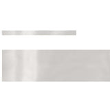 Lawn Edging Silver 450 x 0.05 x 15 cm Stainless Steel 868022