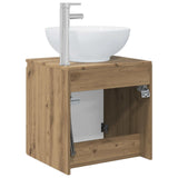 Wall-Mounted Sink Vanity Artisan Oak 49.5 x 44.5 x 65 cm 890451