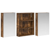 Bathroom Cabinet Set 3 pcs 100 x 10.5 x 50 cm Engineered wood 3403684