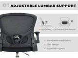 Draughtsman Chair, with Adjustable Lumbar - Black T3398P424993