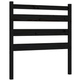 Bed Frame without Mattress Black Small Single Solid Wood Pine 3192000