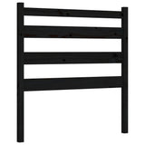Bed Frame without Mattress Black 100x200 cm Solid Wood Pine 3192030