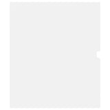 Sink Cabinet with Built-in Basin White Engineered Wood 3071567
