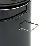 Goulash Cannon with Chimney and Lid Black Enamelled Steel 4005749