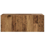 Wall Mounted TV cabinets 8 pcs Old Wood Engineered Wood 3328975