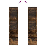Highboard Smoked Oak 29.5x34x119.5 cm Engineered Wood 861656