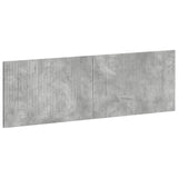 Wall-Mounted Headboard HOORN Concrete Grey Engineered Wood 897388