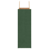Paper Bags 250 pcs with Handles Green 45x17x48 cm 4101737