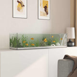 Aquarium with Storage Transparent 80 x 20 x 20 cm Glass 42020386