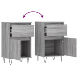 Sideboards 2 pcs Grey Sonoma 40x35x70 cm Engineered Wood 831161