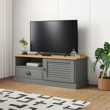 TV Cabinet VIGO Grey 106x40x40 cm Solid Wood Pine 353177
