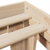 Bed Frame without Mattress 180x200 cm Super King Solid Wood Pine 855346