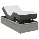 Electric Adjustable Bed Frame Light Grey 190 x 100 x 33.5 cm 42037350