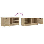 TV Cabinet Sonoma Oak 80x35x36.5 cm Engineered Wood 811472