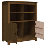 Sideboard Honey Brown 83x41.5x100 cm Solid Wood Pine 821515