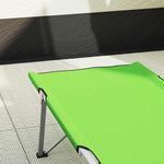 Folding Camping Bed Dark green 62 x 194 x 42 cm Oxford fabric 42003120