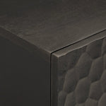 Bathroom Wall Cabinet Black 38x33x48 cm Solid Wood Mango 356839