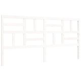 Bed Frame without Mattress White Super King Size Solid Wood 3194912