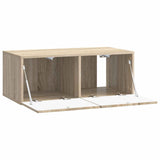 Wall-Mounted TV Cabinet 78.5 x 31 cm Sonoma Oak Engineered Wood 898887