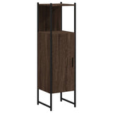 Bathroom Cabinet Brown Oak 33x33x120.5 cm Engineered Wood 842470