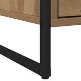 Bedside Table Artisian Oak 50 x 39.5 x 50 cm Engineered Wood 886676