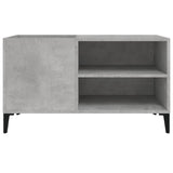 Record Cabinet Concrete Grey 84.5x38x48 cm Engineered Wood 831953