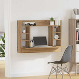 Wall-Mounted Desk Artisan oak Engineered wood 105 x 48 x 75 cm 869193