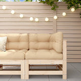 Garden Corner Sofa Solid Wood Pine 825604