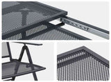Garden Dining Set 9 pcs Anthracite 212 x 90 x 76 cm 3429143