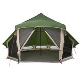 Tipi Tent with Roof Green 508 x 470 x 300 cm Taffeta 42000966