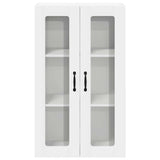 Wall Glass Cabinet LUCCA White 60 x 31 x 100 cm Engineered Wood 885175