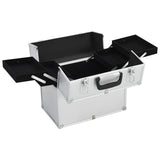 Make-up Case 38x23x34 cm Silver Aluminium 91832