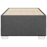 Bed Frame without Mattress Dark Grey Single Fabric 3284506