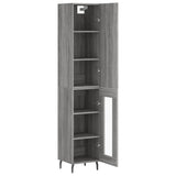 Highboard Grey Sonoma 34,5x34x180 cm Engineered Wood 3199063