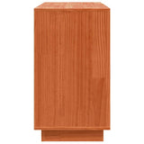Sideboard Brown Oak 111 x 34 x 60 cm Solid Pine Wood 869880