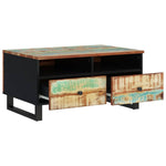ZNTS Coffee Table 80x54x40 cm Solid Wood Reclaimed&Engineered Wood 351956