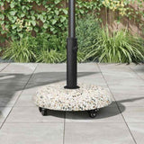Parasol Base 21kg Multicolour Concrete Round 42007318