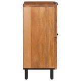 Sideboard Acacia Brown Finish 60 x 33 x 75 cm Solid Mango Wood 4017926